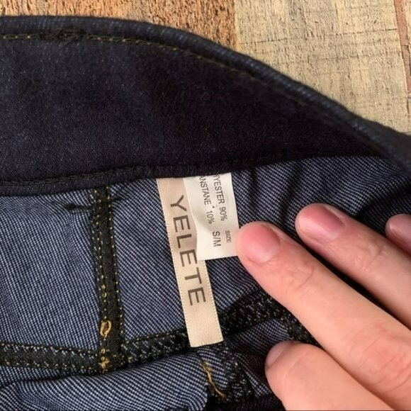 Yelete women's size S/M dark wash jeggings NWT's - Picture 4 of 8